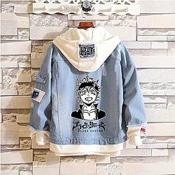 Black Clover Jacket - Asta Cosplay Denim Jacket