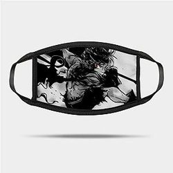 Black Clover Face Mask: Asta Fighting Inspiration