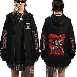 Asta Black Clover Zipped Hoodie Long Sleeves AL0912