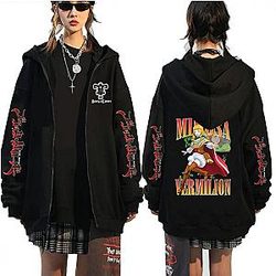 Black Clover Printing Anime Design Zipped Hoodie AL0912
