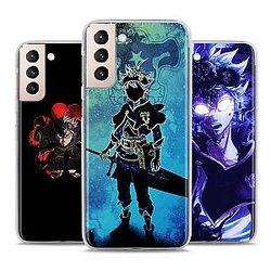 Clear Case for Samsung - Black Clover Anime Hard Phone Cover