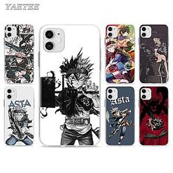 Soft Phone Case iPhone - Black Clover Anime Phone Case