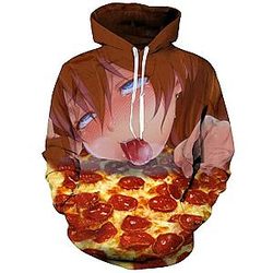 Ahegao Hoodie – Fashion Ahegao Pizza Hoodie
