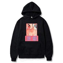 Ahegao Hoodie – Japan Ahegao Pullover Streetwear Hooded Hoodie