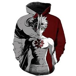 Asta Black Clover 3D Hoodie Pullover Fashion AL0912