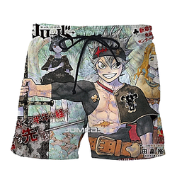 Black Clover Shorts: Asta Mimosa Secre Shorts