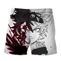 Black Clover Shorts: Classic Devil Asta Shorts
