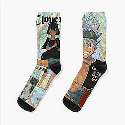 Black Clover Socks: Nero and Asta Socks