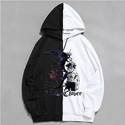 Asta Black Clover Anime Printed Pullover Hoodie AL0912
