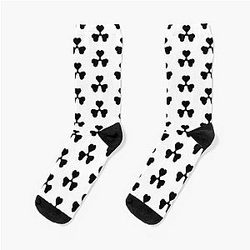 Black Clover Socks: Three-leaf Clover Socks