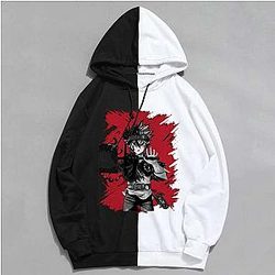 Asta Black Clover 2D Printing Split Color Hoodie Gift AL0912