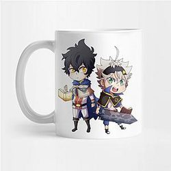 Black Clover Mug: Cute Chibi Asta and Yuno Mug