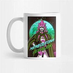 Black Clover Mug: Mereoleona Vermillion 80s Retrowave