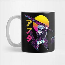 Black Clover Mug: Asta Black Clover Anime Vaporwave