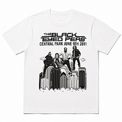 Vintage The Black Eyed Peas Central Park NTM2307 Black Eyed Peas T-Shirts