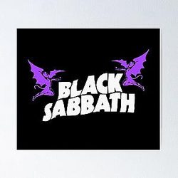 Unholy Trinity British Black Sabbath Poster RB0111