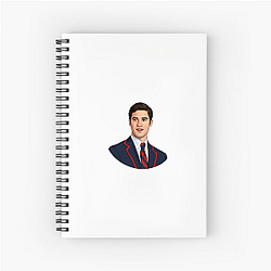 Blaine Anderson Spirit Vibrant energy Blaine Anderson Notebook