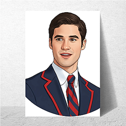 Blaine Anderson Spirit Vibrant energy Blaine Anderson Posters