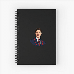 Blaine Anderson Spirit Vibrant energy Blaine Anderson Notebook