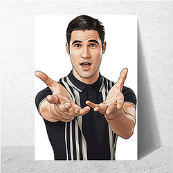 Blaine Anderson Concept Modern design Blaine Anderson Posters