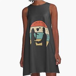 Blake Shelton Gwen Stefani Couple A-Line Dress