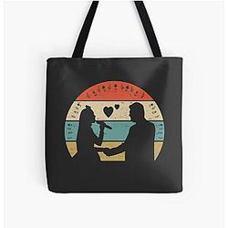Blake Shelton Gwen Stefani couple All Over Print Tote Bag