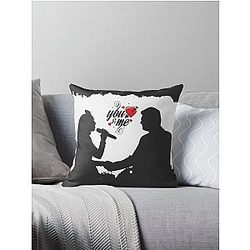 Blake Shelton Gwen Stefani happy marriage throw pillow