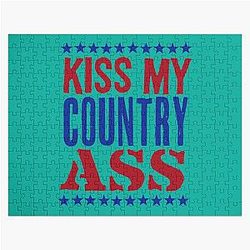 Kiss my Country Ass Blake Shelton Jigsaw Puzzle