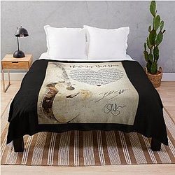 Blake Shelton Signature Poster Throw Blanket