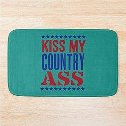 Kiss My Country Ass - Blake Shelton Bath Mat