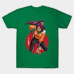 Bleach T-Shirts - Bleach anime yoruichi shihoin T-shirt TP1408