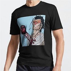 Bleach T-Shirts - Grimmjow uccide Askin! Bankai di Uruhara Bleach 665 T-Shirt attivo RB1408