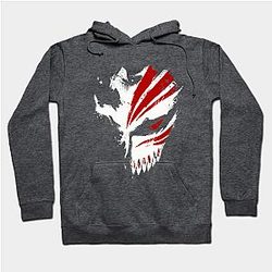 Bleach Con cappuccio - Kurosaki Ichigo maschera cava Hoodie TP1408