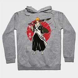 Bleach Cappucci - Bleach Ichigo Kurosaki Hoodie TP1408
