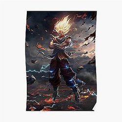 Poster a sfera del drago - Son Goku Poster Anime Poster