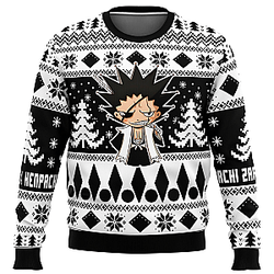 Bleach Chibi Kenpachi Zaraki Ugly Christmas Sweater 