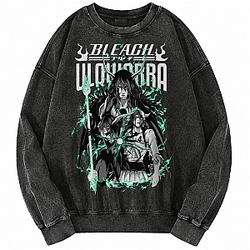 Ulquiorra Cifer PTTT1705 Washed Bleach Sweatshirts