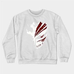 Bleach Sweatshirts - Kurosaki Ichigo hollow mask Dark red Sweatshirt TP1408