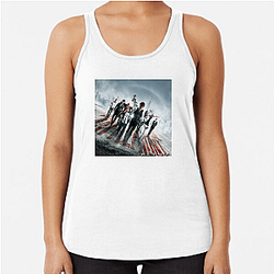 Blood Blockade Battlefront La Bilancia Crew Tee Blood Blockade Battlefront Top serbatoio