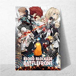 Blood Blockade Battlefront Estetica dell'azione soprannaturale elegante Blood Blockade Battlefront Poster