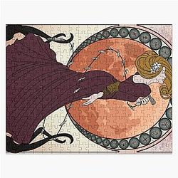 Bloodborne art nouveau - Moon scented Hunter Jigsaw Puzzle