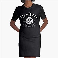 Bloodborne Crest  Graphic T-Shirt Dress