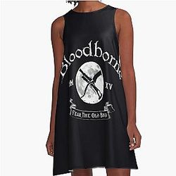 Bloodborne Crest A-lijn jurk