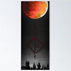 Paleblood - Bloodborne Fan Art painting Poster