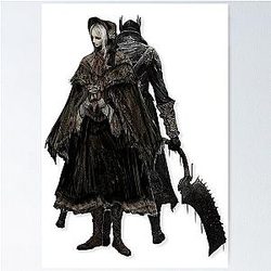Bloodborne - Doll and Hunter Poster