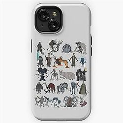 Bloodborne bosses iPhone Tough Case