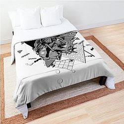 Hunter - Bloodborne *90s graphic design* Comforter