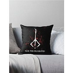Hunter Symbol - Bloodborne Caryll Rune Throw Pillow