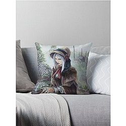 Doll - Bloodborne Throw Pillow
