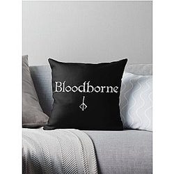 Bloodborne Hunter Logo Throw Pillow